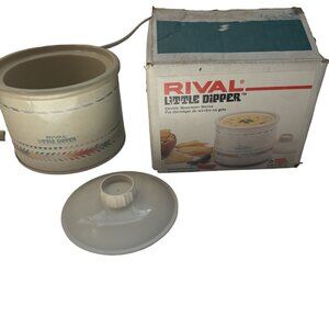 VTG Rival Little Dipper Electric Stoneware Server 3204 CrockPot Tested Southwest